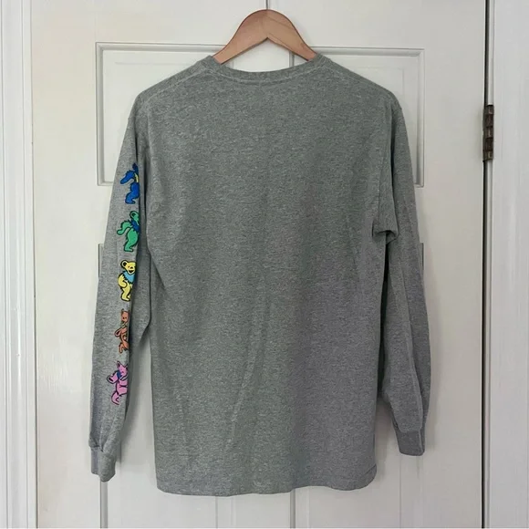 Grateful Dead Crew Neck Long Sleeve Shirt Heather Grey Men’s Medium - Picture 3 of 4